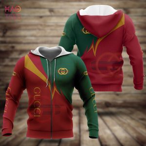 THE BEST Gucci Red Green Luxury 3D Hoodie Limited Edition