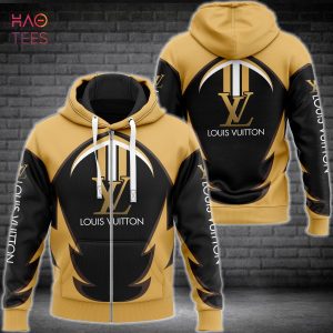 THE BEST Louis Vuitton Black And Gold Luxury 3D Hoodie Limited Edition
