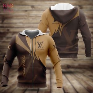 THE BEST Louis Vuitton Brown Mix Gold Luxury Hoodie Limited Edition