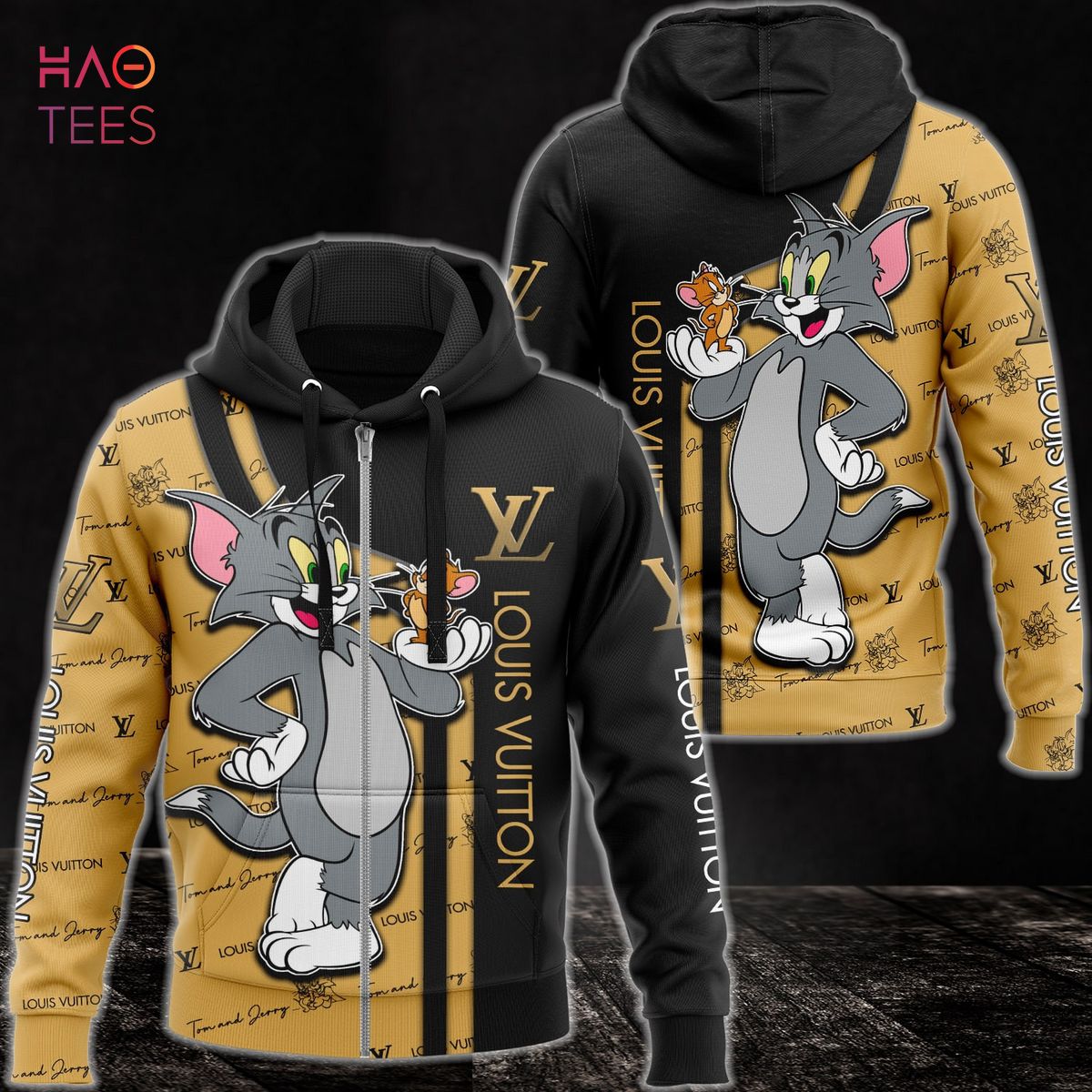 THE BEST Louis Vuitton Tom And Jerry Luxury 3D Hoodie Limited Edition