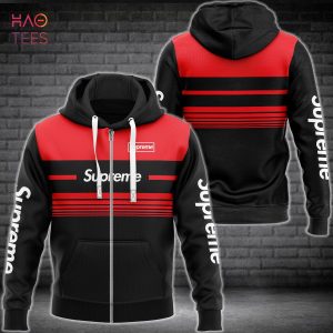 THE BEST Supreme Stripe Red Pattern Luxury Hoodie Limited Edition