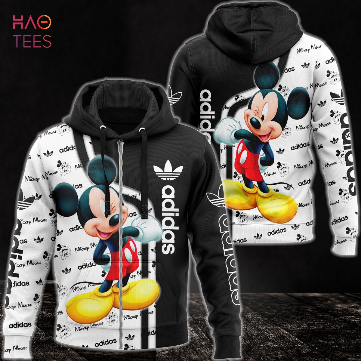 TRENDDING Adidas Mickey Luxury 3D Hoodie Limited Edition Luxury Store