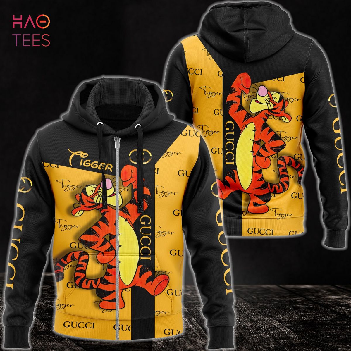 TRENDDING Gucci Tiger Luxury 3D Hoodie POD Design Luxury Store