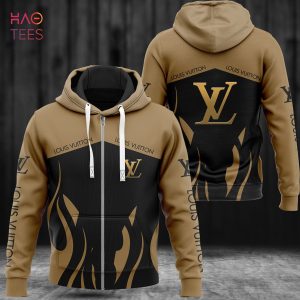 TRENDDING Louis Vuitton Brown Mix Black Luxury Hoodie Limited Edition