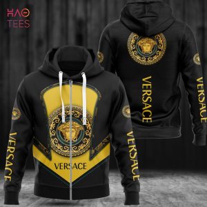 TRENDDING Versace Black Gold Luxury 3D Hoodie Limited Edition