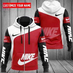 BEST Nike Black Red White Luxury Hoodie Limited Edition