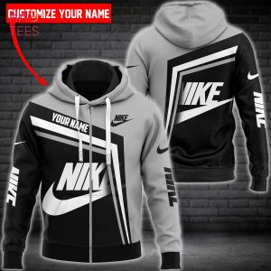 BEST Nike Grey Mix Black Luxury Hoodie Limited Edition