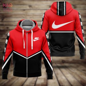 BEST Nike Red Mix Black Luxury Hoodie Limited Edition