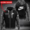 HOT Nike Black Grey Skull 3D Hoodie POD Design