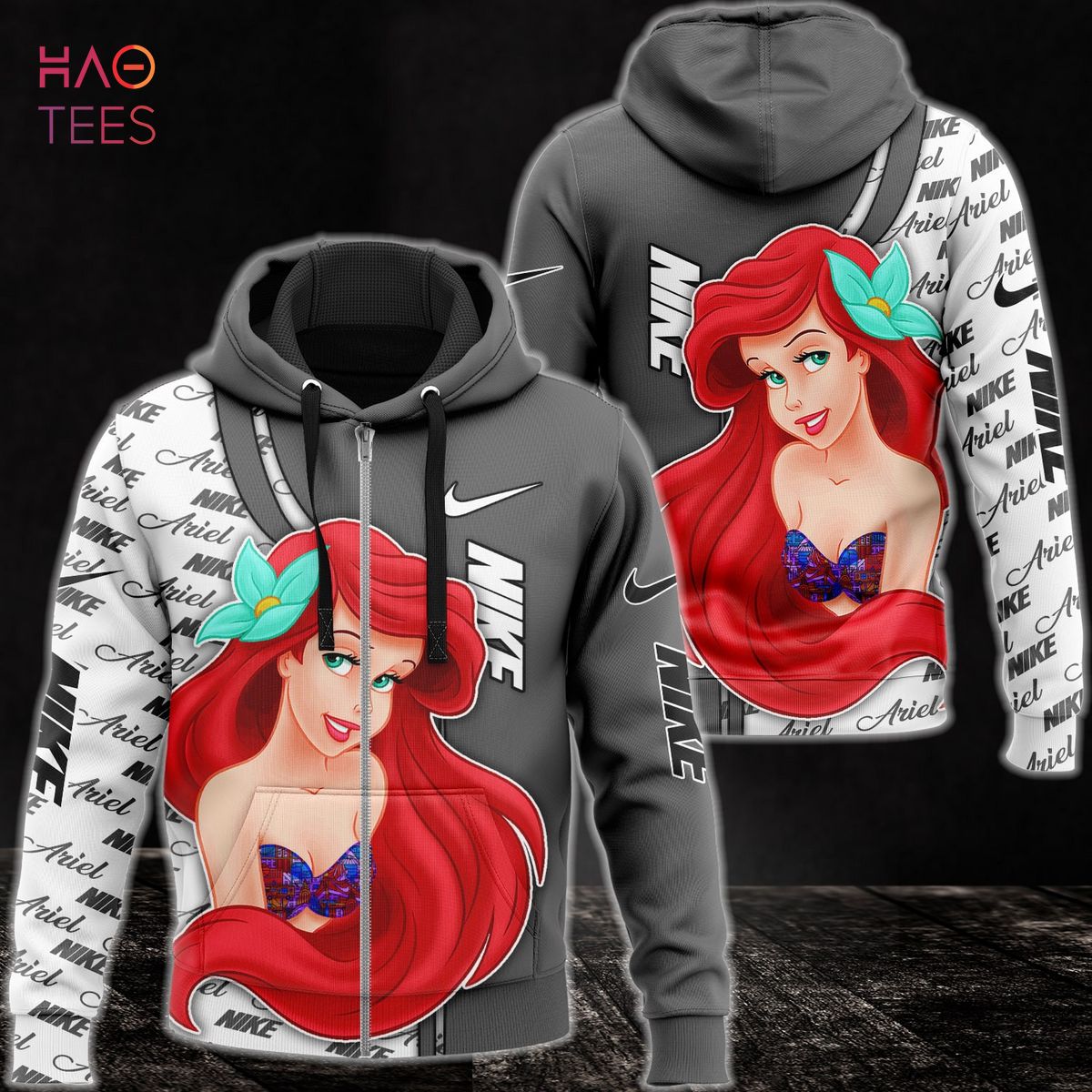 HOT Nike Disney Ariel Luxury 3D Hoodie Limited Edition Luxury Store