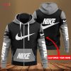 HOT Nike Luxury Brand Grey Mix Black Hoodie Limited Edition