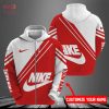 HOT Nike Luxury Brand Red Mix White Hoodie Limited Edition