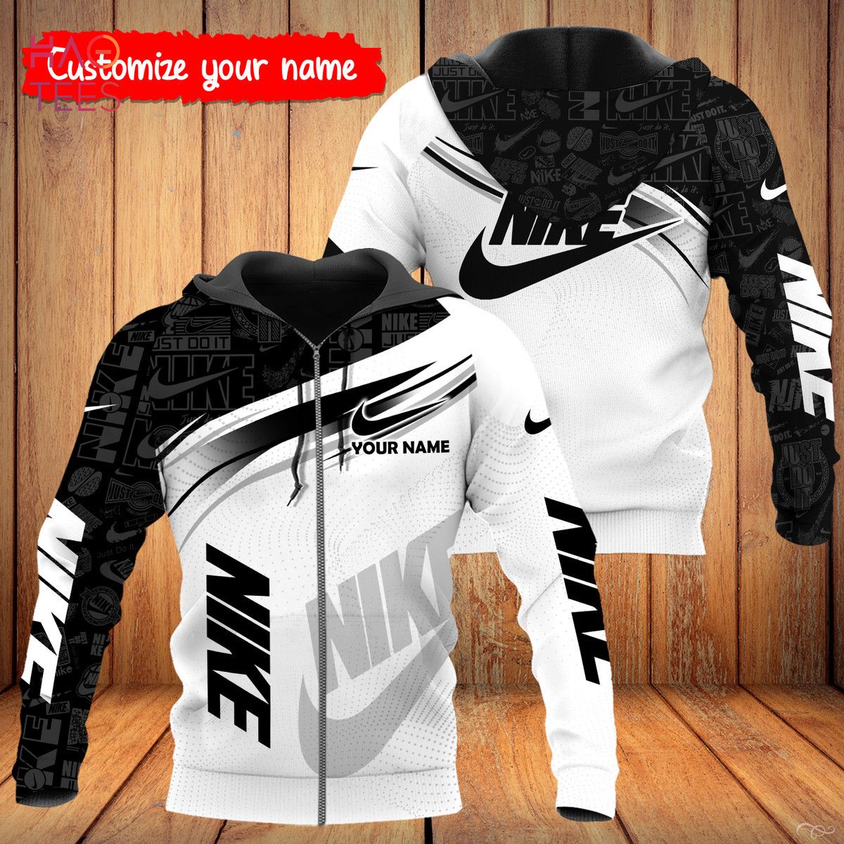 HOT Nike Pringting Logo Pattern Luxury 3D Hoodie Limited Edition Luxury Store