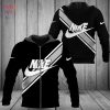 NEW Nike Black Mix Crisscross Grey Luxury Hoodie Limited Edition