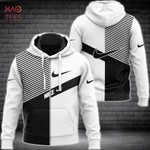 NEW Nike Black Mix White Luxury 3D Hoodie Limited Edition