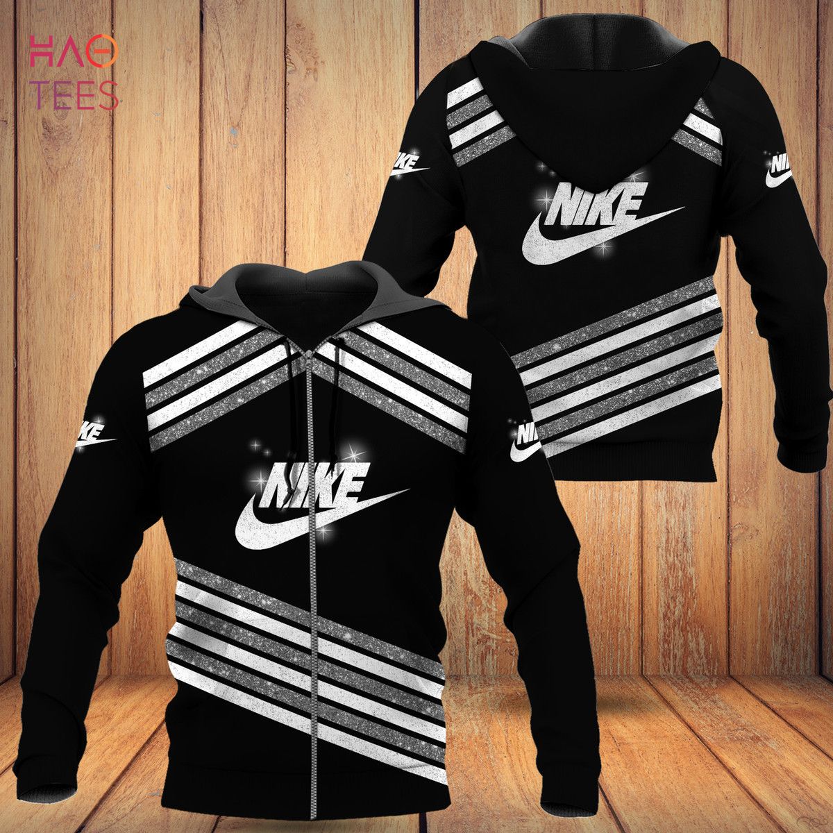 NEW Nike Glitter Plaid Luxury 3D Hoodie Limited Edition Luxury Store