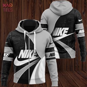 NEW Nike Luxury Brand Black Grey White Luxury Hoodie Limited Edition