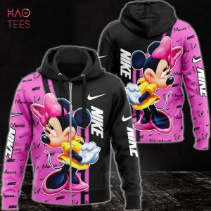 NEW Nike Pink Mix Black Luxury 3D Hoodie Limited Edition