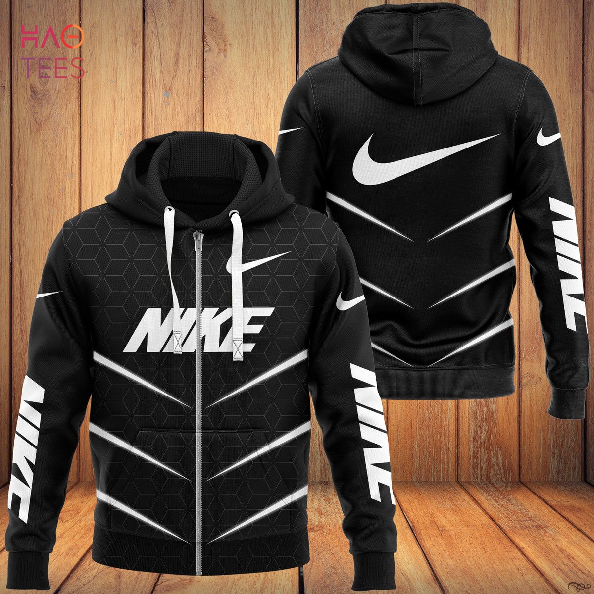 THE BEST Nike Stripe White Luxury 3D Hoodie Limited Edition Luxury Store