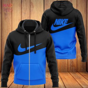 TRENDDING Nike Blue Mix Black Luxury Hoodie Limited Edition
