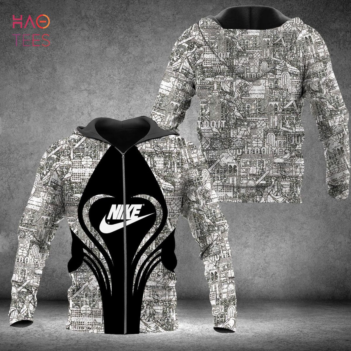 TRENDDING Nike Full Printing Luxury 3D Hoodie POD Design Luxury Store