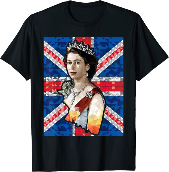 Queen Elizabeth’s II British Crown Majesty Queen Elizabeth’s T-Shirt Queen Elizabeth’s II British Crown Majesty Queen Elizabeth’s T-Shirt