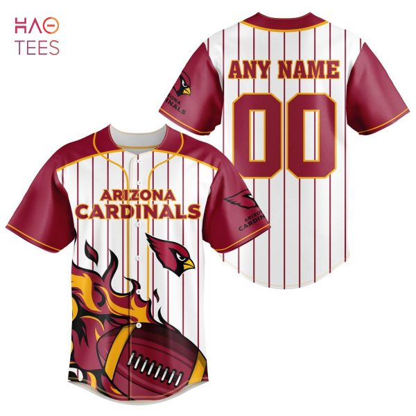 NFL Arizona Cardinals, Specialized Design In Baseball Jersey