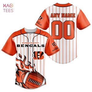 NFL Cincinnati Bengals, Specialized Design In Baseball Jersey