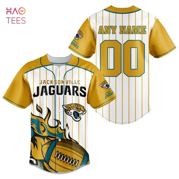 NFL Jacksonville Jaguars, Specialized Design In Baseball Jersey
