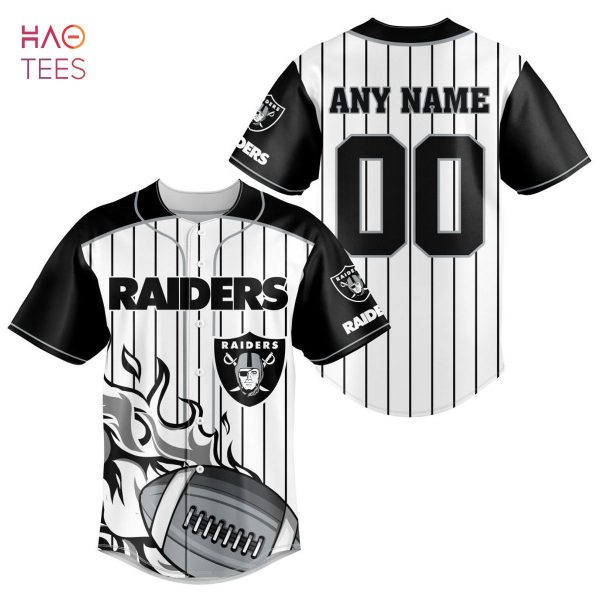NFL Las Vegas Raiders, Specialized Design In Baseball Jersey