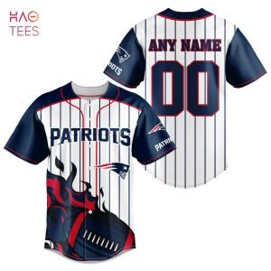NFL New England Patriots, Specialized Design In Baseball Jersey