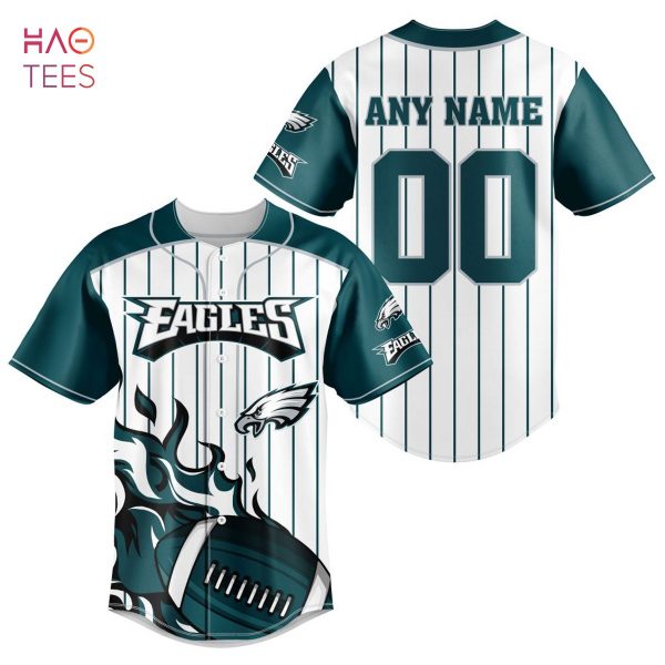 NFL Philadelphia Eagles, Specialized Design In Baseball Jersey