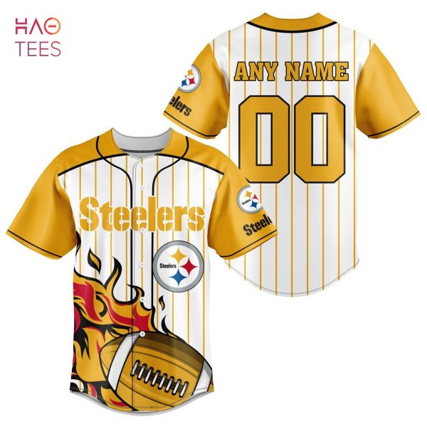 NFL Pittsburgh Steelers, Specialized Design In Baseball Jersey