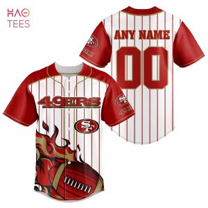 NFL San Francisco 49ers, Specialized Design In Baseball Jersey
