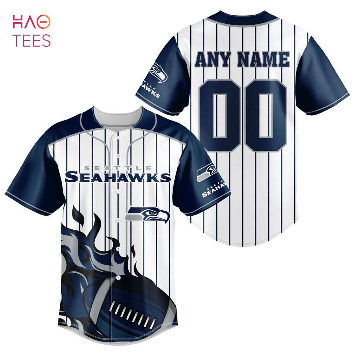 NFL Seattle Seahawks, Specialized Design In Baseball Jersey NFL Seattle Seahawks, Specialized Design In Baseball Jersey