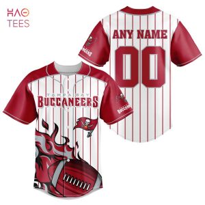 NFL Tampa Bay Buccaneers, Specialized Design In Baseball Jersey
