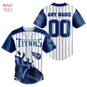 NFL Tennessee Titans, Specialized Design In Baseball Jersey