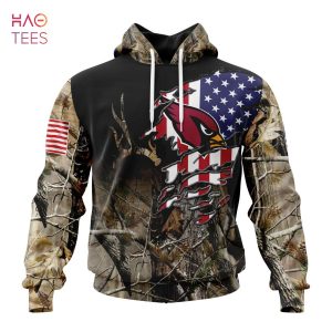 BEST NFL Arizona Cardinals Special Camo Realtree Hunting 3D Hoodie