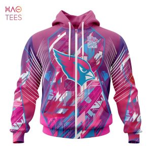 BEST NFL Arizona Cardinals, Specialized Design I Pink I Can! Fearless Again Breast Cancer 3D Hoodie