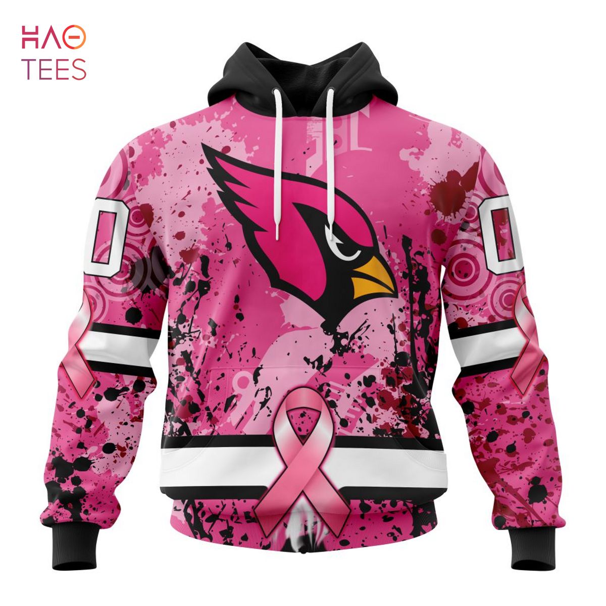 Arizona Cardinals Mascot We Wear Pink Cancer T-shirt,Sweater, Hoodie, And  Long Sleeved, Ladies, Tank Top