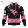 BEST NFL Arizona Cardinals, Specialized Design I Pink I Can! IN OCTOBER WE WEAR PINK BREAST CANCER 3D Hoodie