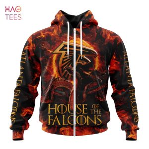 BEST NFL Atlanta Falcons GAME OF THRONES – HOUSE OF THE FALCONS 3D Hoodie