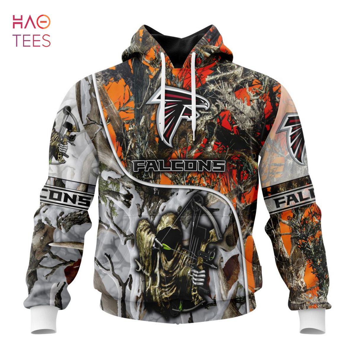 BEST NFL Atlanta Falcons Special Fall And Winter Bow Hunting 3D Hoodie