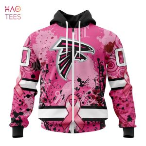 BEST NFL Atlanta Falcons, Specialized Design I Pink I Can! IN OCTOBER WE WEAR PINK BREAST CANCER 3D Hoodie