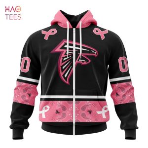 BEST NFL Atlanta Falcons, Specialized Design In Classic Style With Paisley! IN OCTOBER WE WEAR PINK BREAST CANCER 3D Hoodie