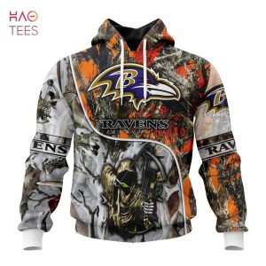 BEST NFL Baltimore Ravens Special Fall And Winter Bow Hunting 3D Hoodie