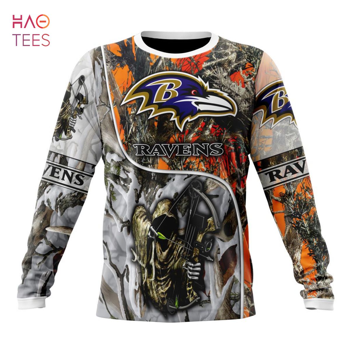BEST NFL Baltimore Ravens Special Fall And Winter Bow Hunting 3D Hoodie BEST NFL Baltimore Ravens Special Fall And Winter Bow Hunting 3D Hoodie