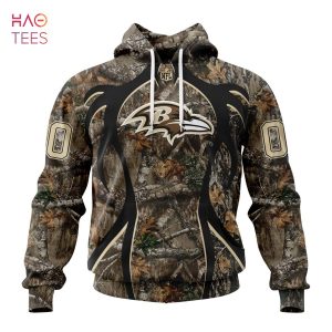 BEST NFL Baltimore Ravens, Speicla Camo Realtree Hunting 3D Hoodie