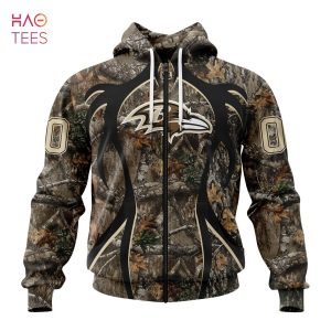 BEST NFL Baltimore Ravens, Speicla Camo Realtree Hunting 3D Hoodie