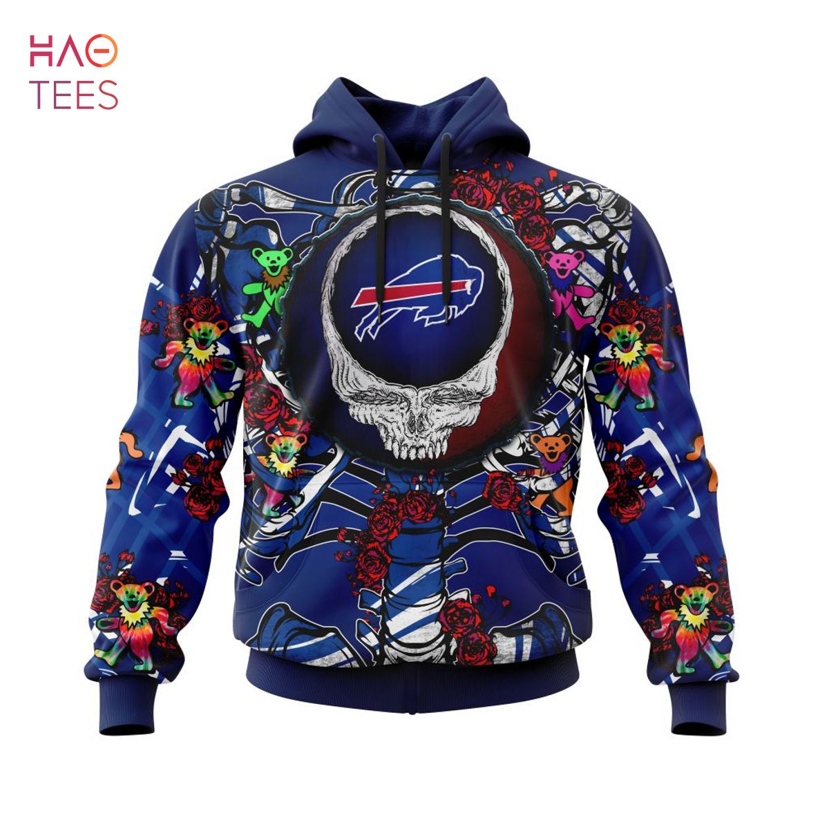 BEST NFL Buffalo Bills Mix Grateful Dead, Personalized Name